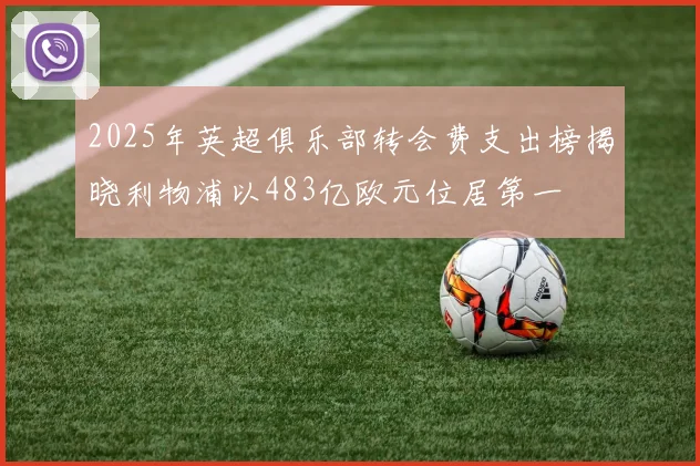 2025年英超俱乐部转会费支出榜揭晓利物浦以483亿欧元位居第一